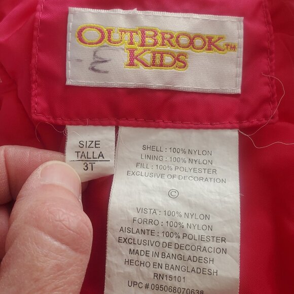 Outbrook Kids Girl's One Piece Snowsuit/Bodysuit - Picture 4 of 7